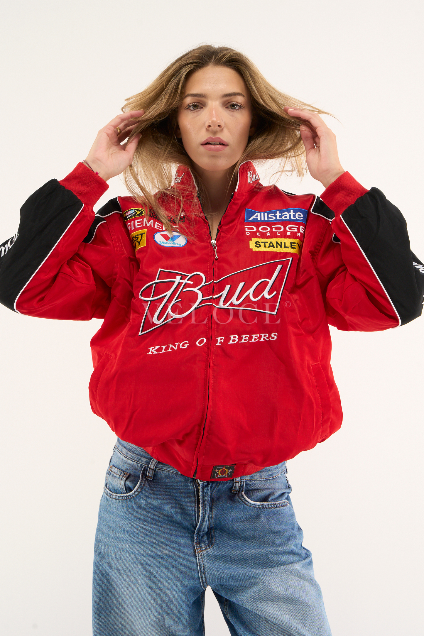 Budweiser Racing Vintage Jacket - NASCAR Red Edition
