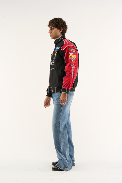 Budweiser Vintage Racing Jacket - NASCAR Black Edition