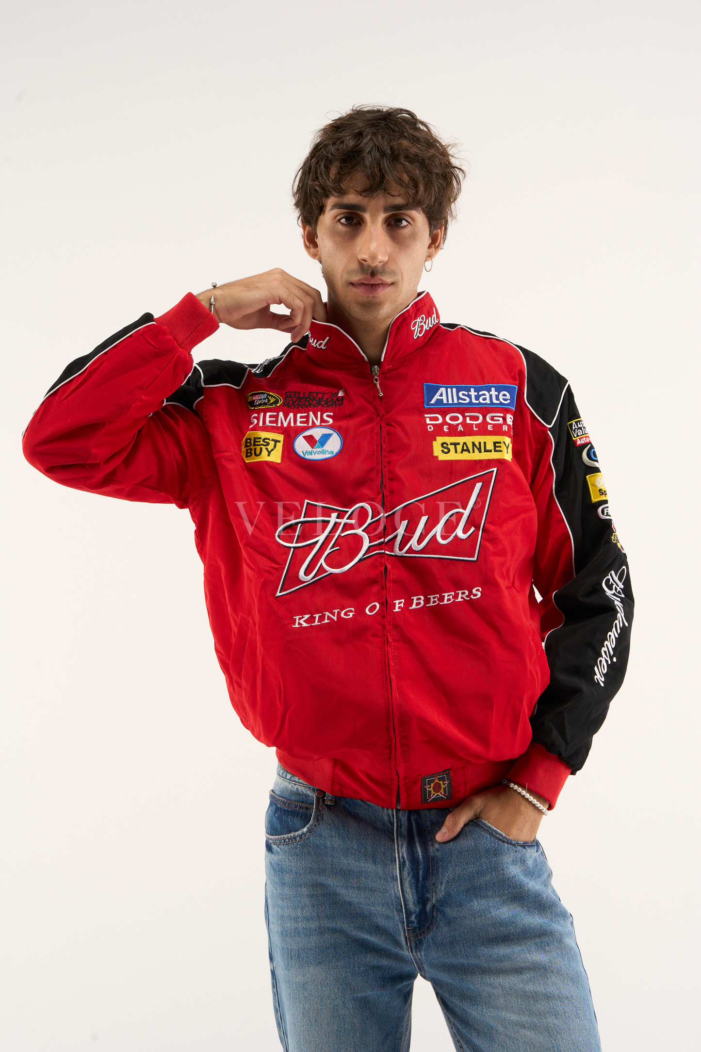 Budweiser Racing Vintage Jacket - NASCAR Red Edition