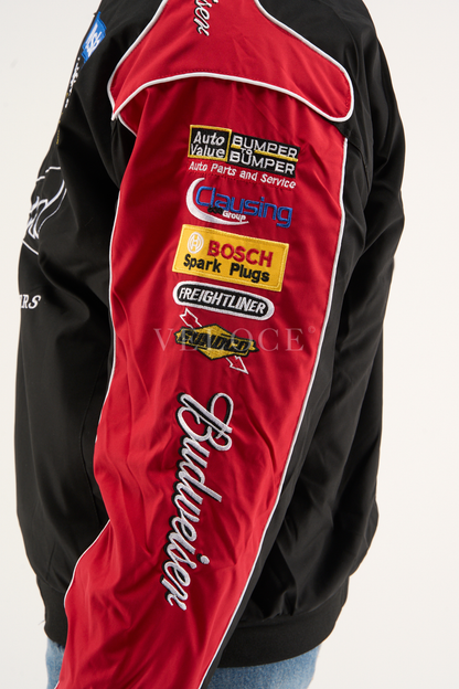 Budweiser Vintage Racing Jacket - NASCAR Black Edition