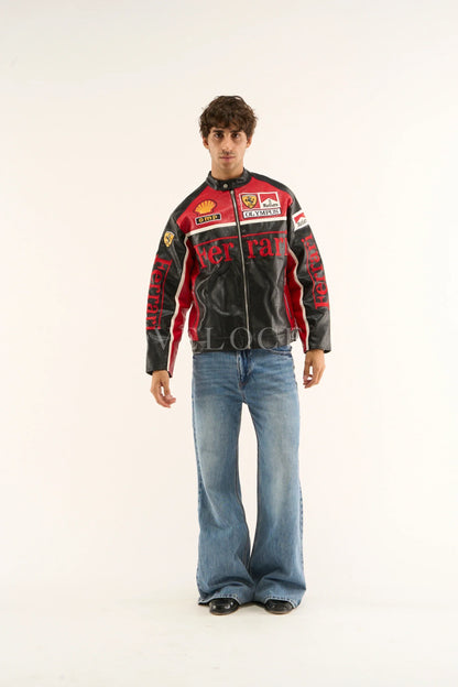 Ferrari F1 Leather Jacket - Olympus Edition