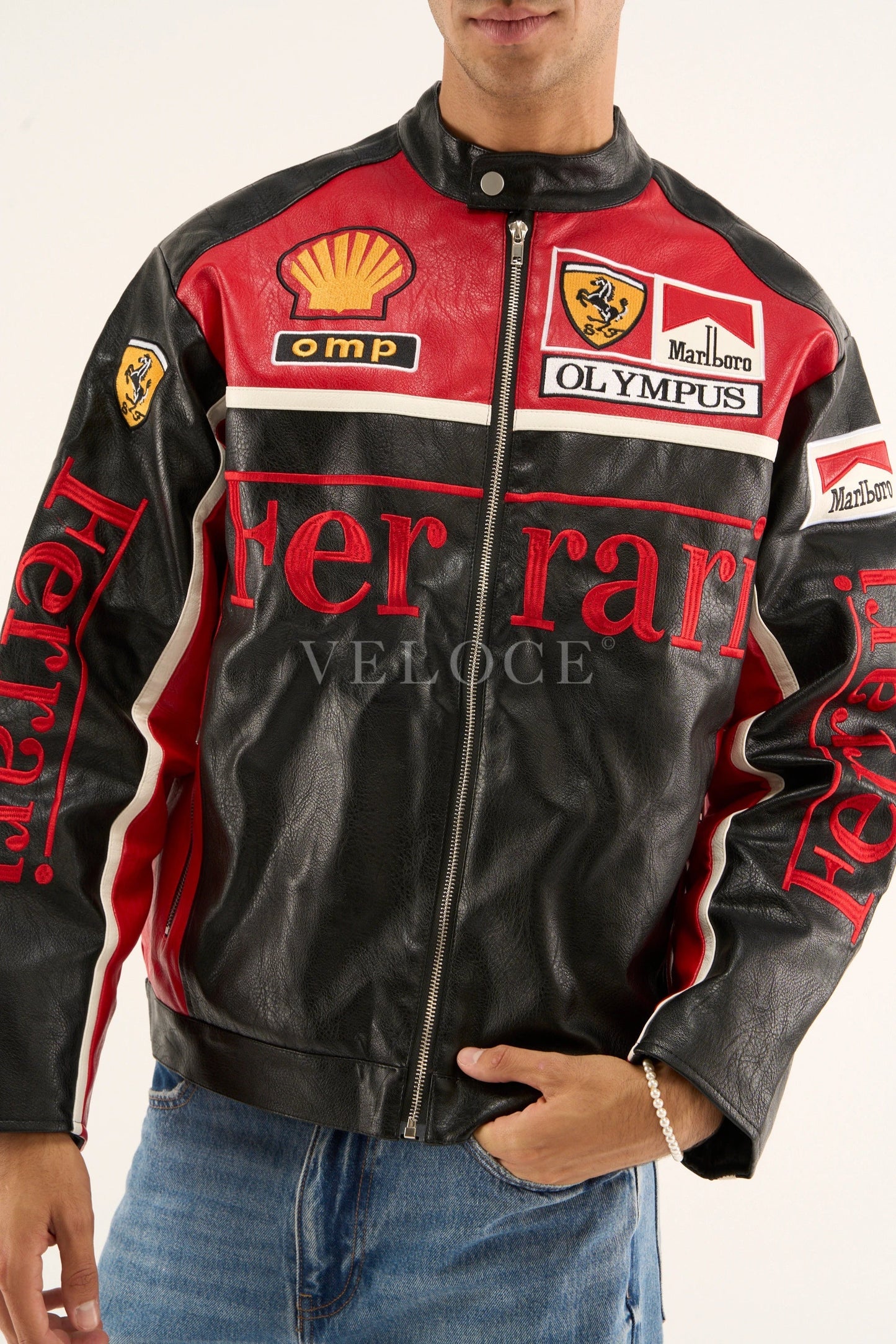 Ferrari F1 Leather Jacket - Olympus Edition