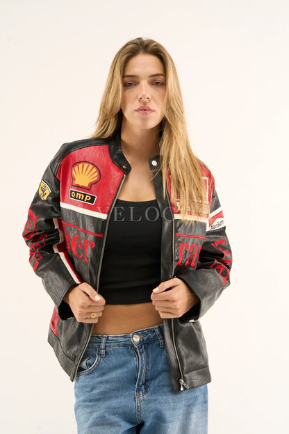 Ferrari F1 Leather Jacket - Olympus Edition