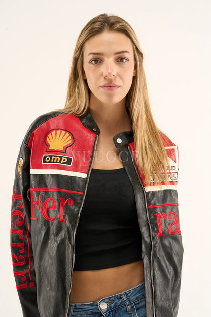 Ferrari F1 Leather Jacket - Olympus Edition