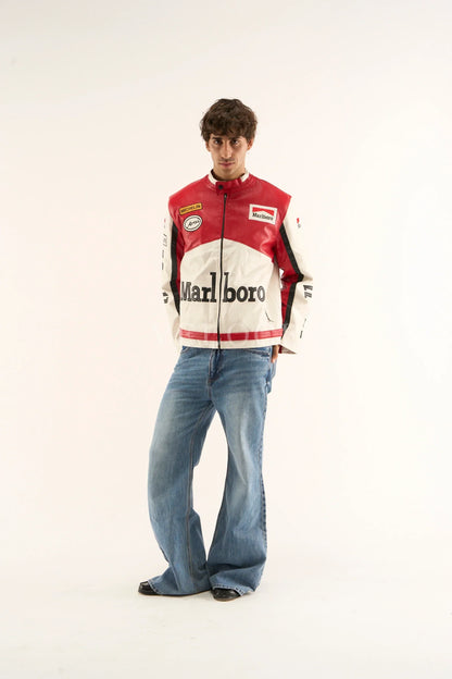 Marlboro Racing Leather Jacket - Classic Edition