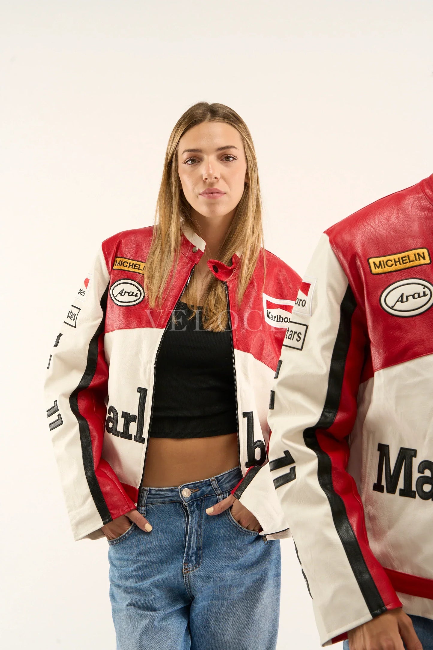 Marlboro Racing Leather Jacket - Classic Edition